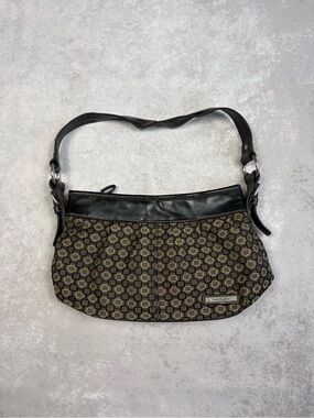 Y2K Nine West Brown & Black Square Baby Bag